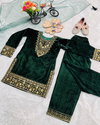 OC 236 Viscose Velvet Top With Bottom Dupatta Wholesale In India